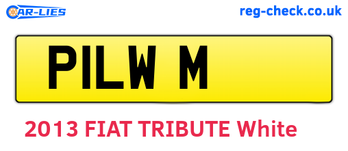P1LWM are the vehicle registration plates.