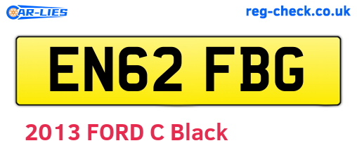 EN62FBG are the vehicle registration plates.