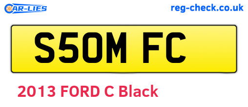 S50MFC are the vehicle registration plates.