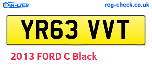 YR63VVT are the vehicle registration plates.