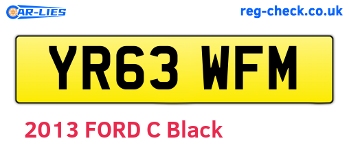YR63WFM are the vehicle registration plates.