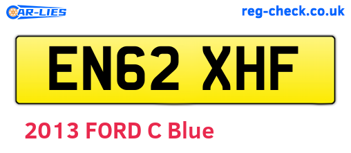 EN62XHF are the vehicle registration plates.