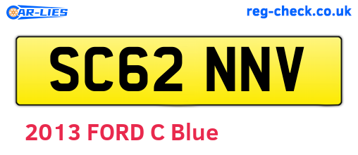 SC62NNV are the vehicle registration plates.