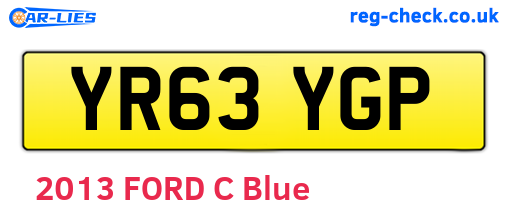 YR63YGP are the vehicle registration plates.