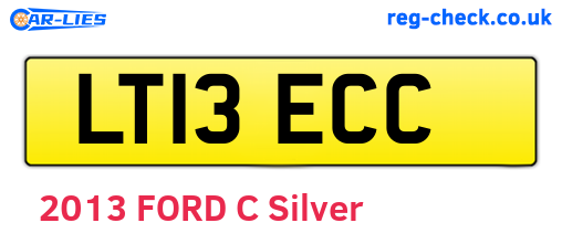 LT13ECC are the vehicle registration plates.