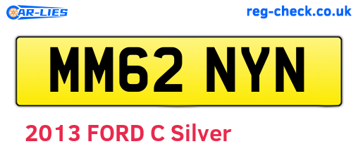 MM62NYN are the vehicle registration plates.
