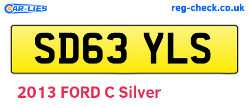 SD63YLS are the vehicle registration plates.