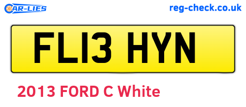 FL13HYN are the vehicle registration plates.