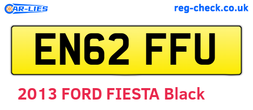EN62FFU are the vehicle registration plates.