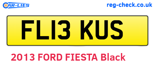 FL13KUS are the vehicle registration plates.