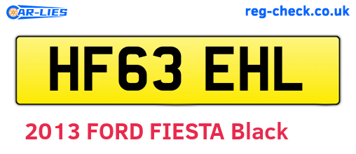 HF63EHL are the vehicle registration plates.