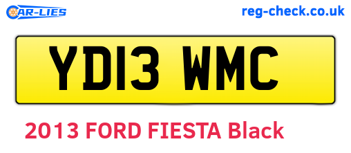 YD13WMC are the vehicle registration plates.
