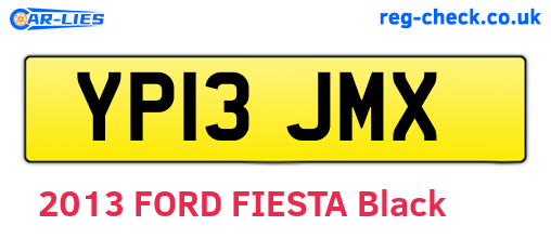YP13JMX are the vehicle registration plates.