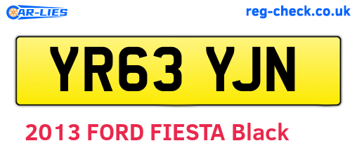 YR63YJN are the vehicle registration plates.