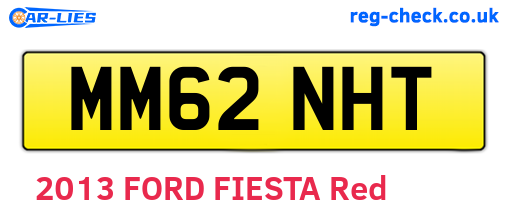 MM62NHT are the vehicle registration plates.