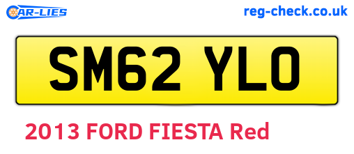 SM62YLO are the vehicle registration plates.