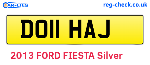 DO11HAJ are the vehicle registration plates.
