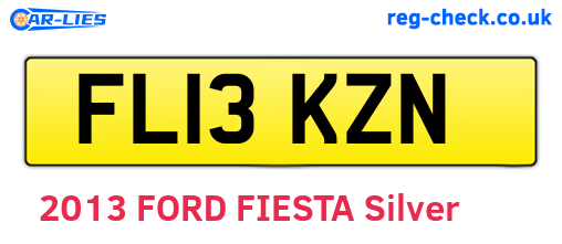 FL13KZN are the vehicle registration plates.