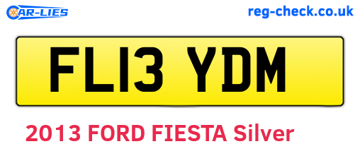FL13YDM are the vehicle registration plates.