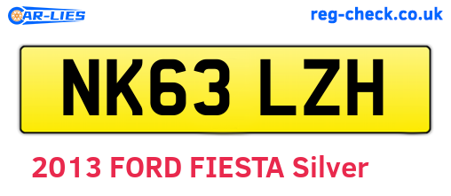 NK63LZH are the vehicle registration plates.