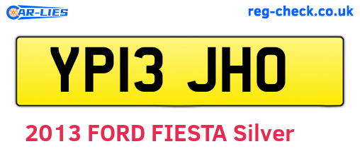 YP13JHO are the vehicle registration plates.