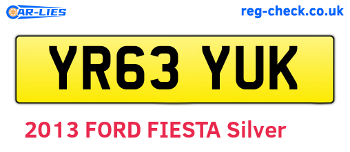 YR63YUK are the vehicle registration plates.