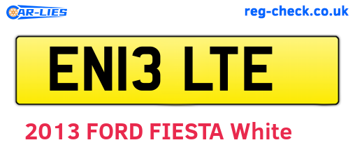 EN13LTE are the vehicle registration plates.