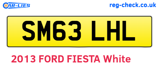 SM63LHL are the vehicle registration plates.