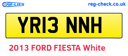 YR13NNH are the vehicle registration plates.