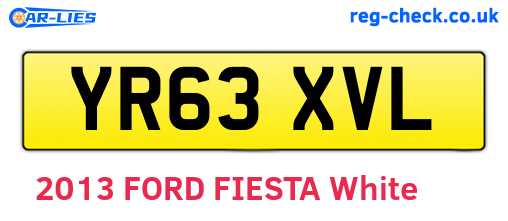 YR63XVL are the vehicle registration plates.