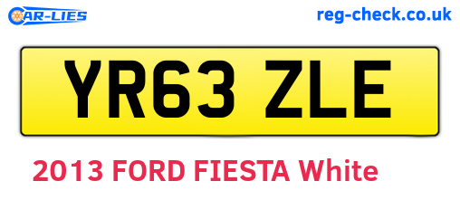 YR63ZLE are the vehicle registration plates.