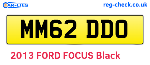 MM62DDO are the vehicle registration plates.