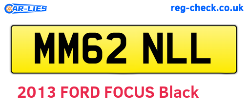 MM62NLL are the vehicle registration plates.