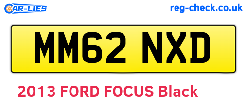 MM62NXD are the vehicle registration plates.