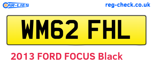 WM62FHL are the vehicle registration plates.