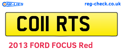 CO11RTS are the vehicle registration plates.