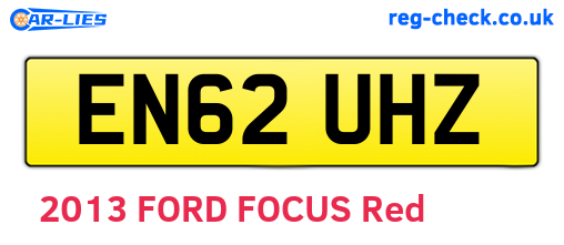 EN62UHZ are the vehicle registration plates.