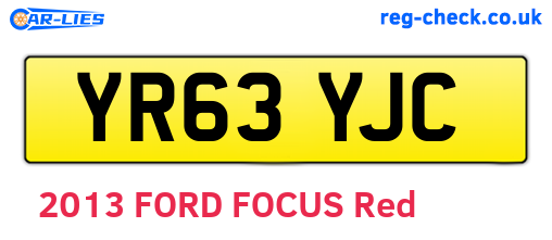 YR63YJC are the vehicle registration plates.
