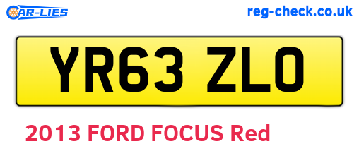 YR63ZLO are the vehicle registration plates.