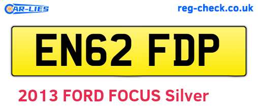 EN62FDP are the vehicle registration plates.
