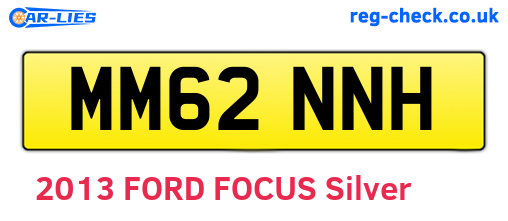 MM62NNH are the vehicle registration plates.
