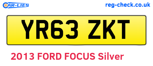 YR63ZKT are the vehicle registration plates.
