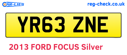YR63ZNE are the vehicle registration plates.