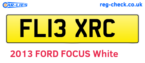 FL13XRC are the vehicle registration plates.