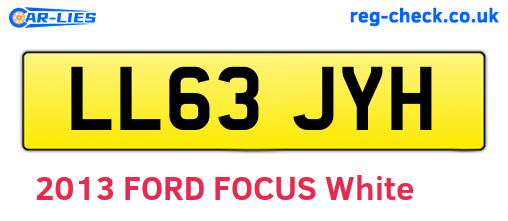 LL63JYH are the vehicle registration plates.