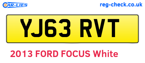 YJ63RVT are the vehicle registration plates.
