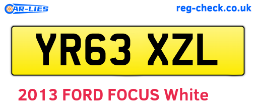 YR63XZL are the vehicle registration plates.