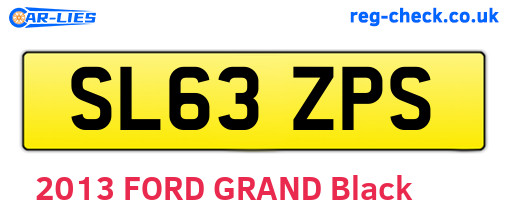 SL63ZPS are the vehicle registration plates.