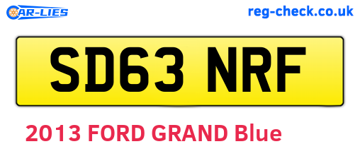 SD63NRF are the vehicle registration plates.