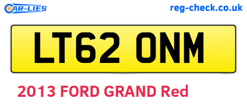 LT62ONM are the vehicle registration plates.